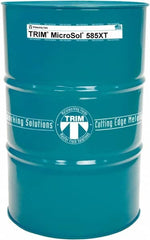 Master Fluid Solutions - Trim MicroSol 585XT, 54 Gal Drum Cutting & Grinding Fluid - Semisynthetic, For Aluminum Alloys, Cast Iron, Composites, Copper, Plastics, Steels & Titanium - Americas Industrial Supply