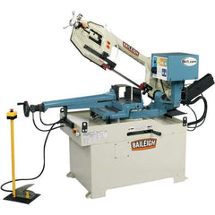 Baileigh - 13.77 x 8.66" Semi-Automatic Combo Horizontal & Vertical Bandsaw - 1 Phase, 60° Right, 45° Left Vise Angle of Rotation, 2 hp, 220 Volts, Frequency Drive - Americas Industrial Supply