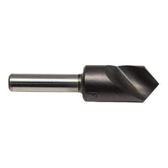 M.A. Ford - 1/4" Head Diam, 1/4" Shank Diam, 1 Flute 60° High Speed Steel Countersink - ALtima Blaze Finish, 2" OAL - Americas Industrial Supply