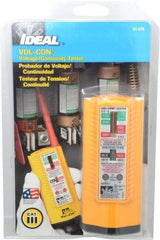 Ideal - 5 VAC/VDC to 600 VAC/VDC, Voltage and Circuit Continuity Tester - LED and Neon Lamps Display, 60 Hz - Americas Industrial Supply