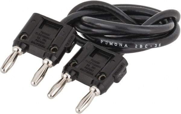 Pomona - Electrical Test Equipment Cable Assembly - Use with Double Banana Plugs - Americas Industrial Supply