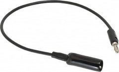 Pomona - Black Electrical Test Equipment Clip - Use with 0.300" Terminal, Banana Plugs - Americas Industrial Supply