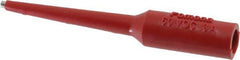 Pomona - Red Electrical Test Equipment Adapter - Use with Connecting Test Leads - Americas Industrial Supply