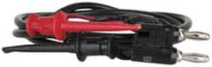 Pomona - Black/Red Electrical Test Equipment Clip - Use with Banana Plugs - Americas Industrial Supply