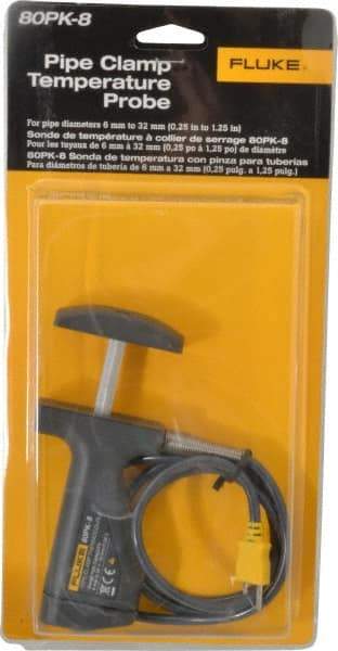 Fluke - -20 to 300°F, Pipeclamp, Thermocouple Probe - Americas Industrial Supply