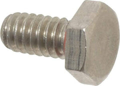 APM HEXSEAL - 1/4-20, Grade 18-8 Stainless Steel, Self Sealing Hex Bolt - Passivated, 1/2" Length Under Head, Silicone O Ring, UNC Thread - Americas Industrial Supply