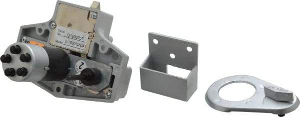 Kaba Access - 1-3/4 to 2-1/8" Door Thickness, Satin Chrome Finish, Push Button Deadbolt - Nonhanded Handling - Americas Industrial Supply