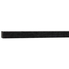 Made in USA - 4' x 5/8" x 5/8" Black Acetal Square Bar - Americas Industrial Supply