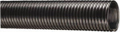Kuriyama of America - 6" ID x 6.81" OD, 30 Max psi, 28 In. Hg, Dry Material Handling & Transfer Hose - Polyurethane Liner, PVC Cover, -40 to 150°F, 12" Bend Radius, 50' Coil Length, Black - Americas Industrial Supply
