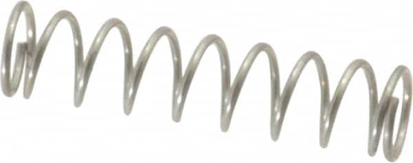 Value Collection - 0.12" OD, 0.012" Wire, 1/2" Free Length, Music Wire Compression Stock Springs Spring - 2.98 Lb Spring Rating - Americas Industrial Supply