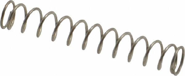 Value Collection - 0.12" OD, 0.012" Wire, 3/4" Free Length, Music Wire Compression Stock Springs Spring - 1.93 Lb Spring Rating - Americas Industrial Supply