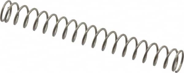 Value Collection - 0.12" OD, 0.012" Wire, 1" Free Length, Music Wire Compression Stock Springs Spring - 1.43 Lb Spring Rating - Americas Industrial Supply
