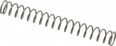 Value Collection - 0.12" OD, 0.012" Wire, 1" Free Length, Music Wire Compression Stock Springs Spring - 1.43 Lb Spring Rating - Americas Industrial Supply