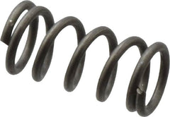 Value Collection - 0.12" OD, 0.016" Wire, 1/4" Free Length, Music Wire Compression Stock Springs Spring - 18.87 Lb Spring Rating - Americas Industrial Supply