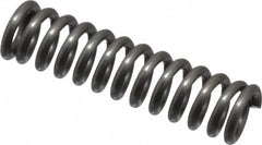 Value Collection - 0.12" OD, 0.02" Wire, 1/2" Free Length, Music Wire Compression Stock Springs Spring - 20.9 Lb Spring Rating - Americas Industrial Supply