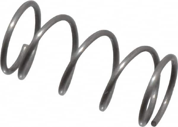 Value Collection - 0.18" OD, 0.016" Wire, 3/8" Free Length, Music Wire Compression Stock Springs Spring - 5.7 Lb Spring Rating - Americas Industrial Supply