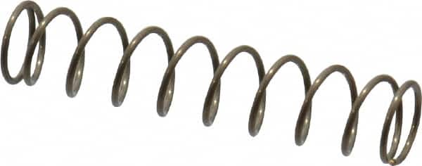 Value Collection - 0.18" OD, 0.016" Wire, 7/8" Free Length, Music Wire Compression Stock Springs Spring - 2.28 Lb Spring Rating - Americas Industrial Supply