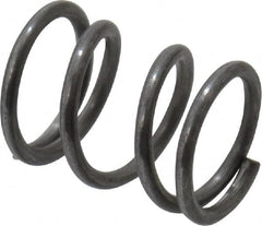 Value Collection - 0.18" OD, 0.02" Wire, 1/4" Free Length, Music Wire Compression Stock Springs Spring - 21.18 Lb Spring Rating - Americas Industrial Supply