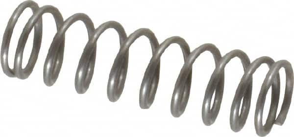 Value Collection - 0.18" OD, 0.02" Wire, 5/8" Free Length, Music Wire Compression Stock Springs Spring - 7.02 Lb Spring Rating - Americas Industrial Supply