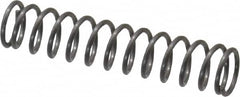 Value Collection - 0.18" OD, 0.02" Wire, 7/8" Free Length, Music Wire Compression Stock Springs Spring - 4.86 Lb Spring Rating - Americas Industrial Supply