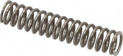 Value Collection - 0.18" OD, 0.026" Wire, 7/8" Free Length, Music Wire Compression Stock Springs Spring - 11.59 Lb Spring Rating - Americas Industrial Supply
