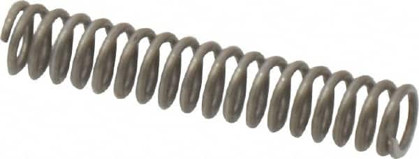 Value Collection - 0.18" OD, 0.026" Wire, 1" Free Length, Music Wire Compression Stock Springs Spring - 10.59 Lb Spring Rating - Americas Industrial Supply