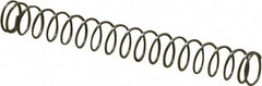 Value Collection - 0.24" OD, 0.02" Wire, 2" Free Length, Music Wire Compression Stock Springs Spring - 1.32 Lb Spring Rating - Americas Industrial Supply