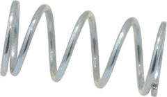 Value Collection - 0.24" OD, 0.026" Wire, 1/2" Free Length, Music Wire Compression Stock Springs Spring - 11.61 Lb Spring Rating - Americas Industrial Supply