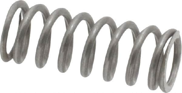 Value Collection - 0.24" OD, 0.032" Wire, 5/8" Free Length, Music Wire Compression Stock Springs Spring - 23.26 Lb Spring Rating - Americas Industrial Supply