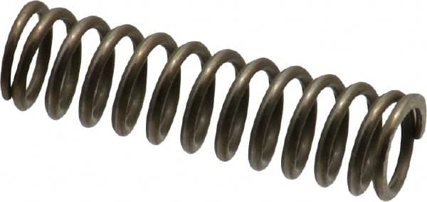 Value Collection - 0.24" OD, 0.032" Wire, 7/8" Free Length, Music Wire Compression Stock Springs Spring - 16.09 Lb Spring Rating - Americas Industrial Supply