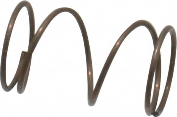 Value Collection - 0.3" OD, 0.02" Wire, 1/2" Free Length, Music Wire Compression Stock Springs Spring - 4.25 Lb Spring Rating - Americas Industrial Supply