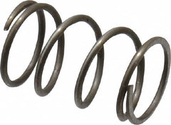 Value Collection - 0.3" OD, 0.026" Wire, 1/2" Free Length, Music Wire Compression Stock Springs Spring - 9.38 Lb Spring Rating - Americas Industrial Supply