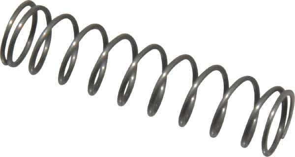 Value Collection - 0.3" OD, 0.026" Wire, 1-1/4" Free Length, Music Wire Compression Stock Springs Spring - 3.51 Lb Spring Rating - Americas Industrial Supply
