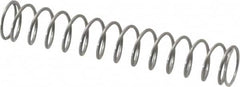 Value Collection - 0.3" OD, 0.026" Wire, 1-3/4" Free Length, Music Wire Compression Stock Springs Spring - 2.47 Lb Spring Rating - Americas Industrial Supply