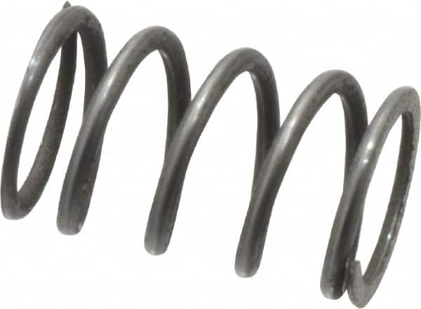 Value Collection - 0.3" OD, 0.032" Wire, 1/2" Free Length, Music Wire Compression Stock Springs Spring - 19.9 Lb Spring Rating - Americas Industrial Supply