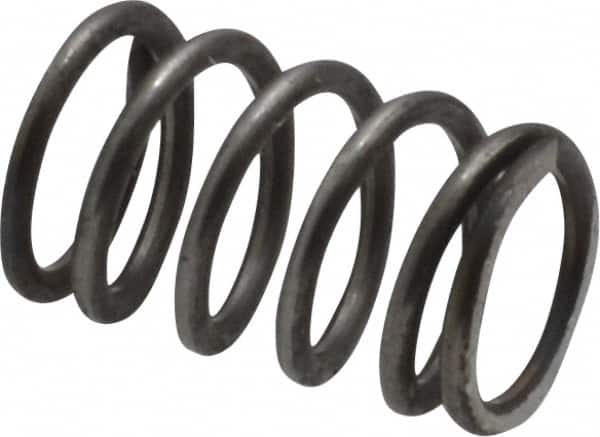 Value Collection - 0.3" OD, 0.035" Wire, 1/2" Free Length, Music Wire Compression Stock Springs Spring - 27.55 Lb Spring Rating - Americas Industrial Supply