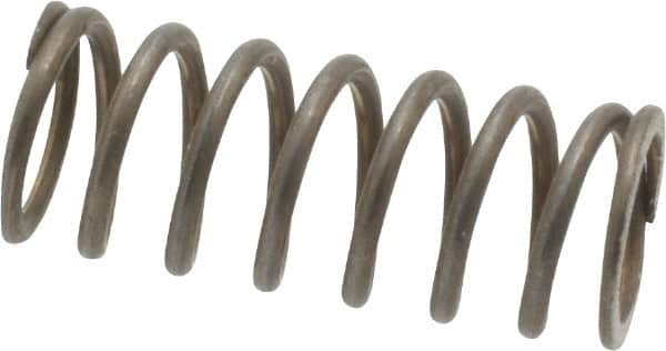 Value Collection - 0.3" OD, 0.035" Wire, 3/4" Free Length, Music Wire Compression Stock Springs Spring - 17.42 Lb Spring Rating - Americas Industrial Supply
