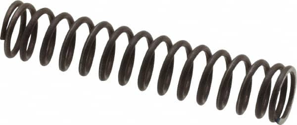 Value Collection - 0.3" OD, 0.035" Wire, 1-1/2" Free Length, Music Wire Compression Stock Springs Spring - 8.28 Lb Spring Rating - Americas Industrial Supply