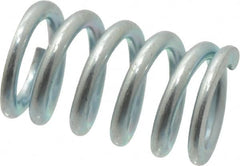 Value Collection - 0.3" OD, 0.047" Wire, 1/2" Free Length, Music Wire Compression Stock Springs Spring - 93.61 Lb Spring Rating - Americas Industrial Supply