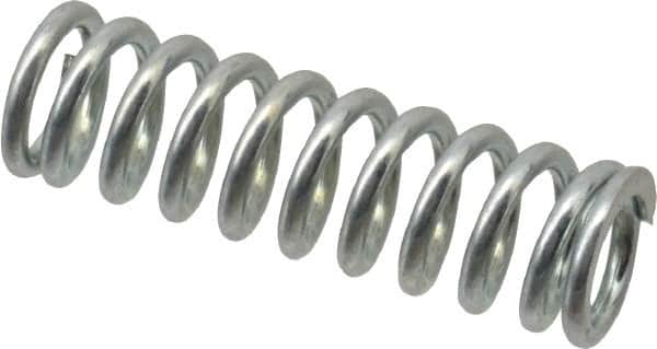 Value Collection - 0.3" OD, 0.047" Wire, 1" Free Length, Music Wire Compression Stock Springs Spring - 41.95 Lb Spring Rating - Americas Industrial Supply