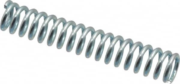Value Collection - 0.3" OD, 0.047" Wire, 1-3/4" Free Length, Music Wire Compression Stock Springs Spring - 22.95 Lb Spring Rating - Americas Industrial Supply
