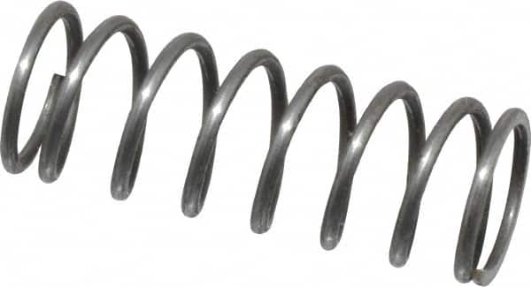Value Collection - 0.36" OD, 0.035" Wire, 1" Free Length, Music Wire Compression Stock Springs Spring - 9.32 Lb Spring Rating - Americas Industrial Supply