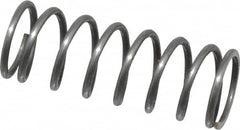 Value Collection - 0.36" OD, 0.035" Wire, 1" Free Length, Music Wire Compression Stock Springs Spring - 9.32 Lb Spring Rating - Americas Industrial Supply