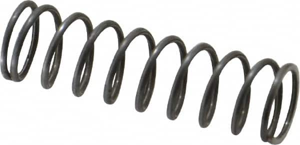 Value Collection - 0.36" OD, 0.035" Wire, 1-1/4" Free Length, Music Wire Compression Stock Springs Spring - 7.35 Lb Spring Rating - Americas Industrial Supply