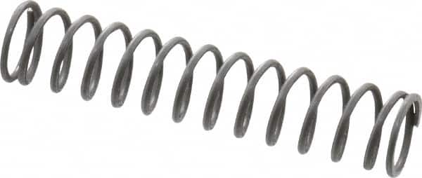Value Collection - 0.36" OD, 0.035" Wire, 1-3/4" Free Length, Music Wire Compression Stock Springs Spring - 5.16 Lb Spring Rating - Americas Industrial Supply