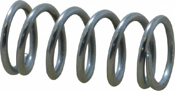 Value Collection - 0.36" OD, 0.041" Wire, 3/4" Free Length, Music Wire Compression Stock Springs Spring - 22.71 Lb Spring Rating - Americas Industrial Supply