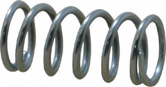 Value Collection - 0.36" OD, 0.041" Wire, 3/4" Free Length, Music Wire Compression Stock Springs Spring - 22.71 Lb Spring Rating - Americas Industrial Supply