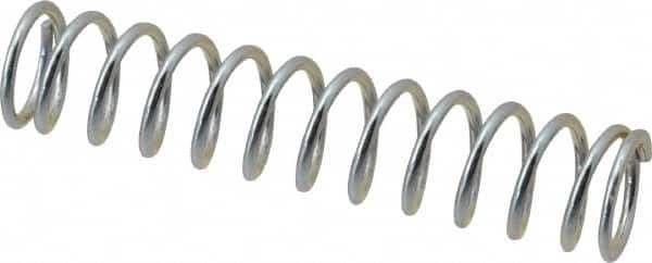 Value Collection - 0.36" OD, 0.041" Wire, 1-3/4" Free Length, Music Wire Compression Stock Springs Spring - 9.09 Lb Spring Rating - Americas Industrial Supply