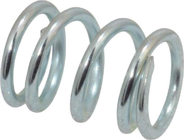 Value Collection - 0.36" OD, 0.047" Wire, 1/2" Free Length, Music Wire Compression Stock Springs Spring - 62.14 Lb Spring Rating - Americas Industrial Supply