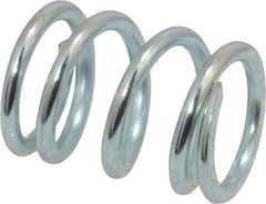 Value Collection - 0.36" OD, 0.047" Wire, 1/2" Free Length, Music Wire Compression Stock Springs Spring - 62.14 Lb Spring Rating - Americas Industrial Supply